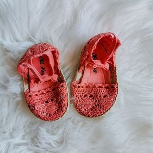 Old Navy Coral Baby Sandals